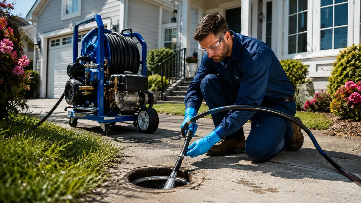 Residential Hydro Jet Drain Cleaning in Bonita