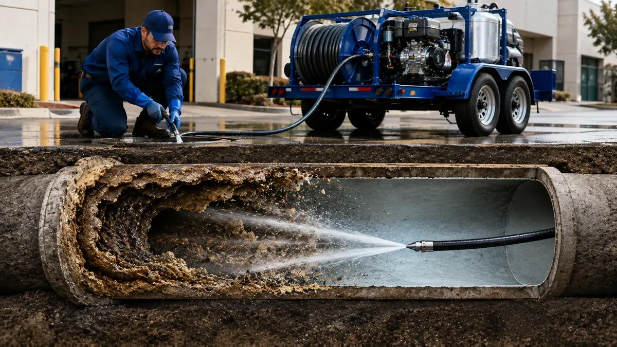 Sewer Pipe Descaling in Bonita